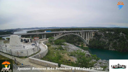 Skradin, řeka Krka, most A1