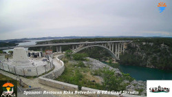 Skradin, řeka Krka, most A1