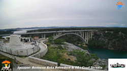 Skradin, řeka Krka, most A1