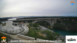 Skradin, řeka Krka, most A1