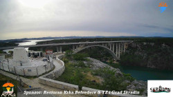 Skradin, řeka Krka, most A1