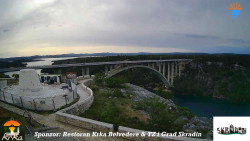 Skradin, řeka Krka, most A1