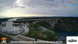 Skradin, řeka Krka, most A1