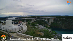 Skradin, řeka Krka, most A1