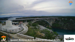 Skradin, řeka Krka, most A1