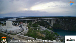 Skradin, řeka Krka, most A1