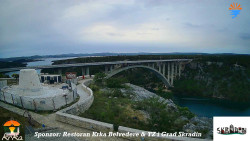 Skradin, řeka Krka, most A1
