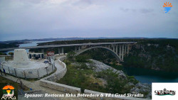 Skradin, řeka Krka, most A1
