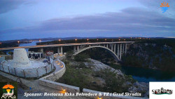 Skradin, řeka Krka, most A1
