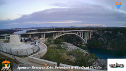 Skradin, řeka Krka, most A1