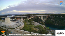 Skradin, řeka Krka, most A1