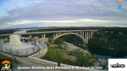 Skradin, řeka Krka, most A1