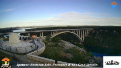 Skradin, řeka Krka, most A1