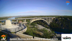 Skradin, řeka Krka, most A1