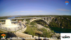 Skradin, řeka Krka, most A1