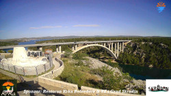 Skradin, řeka Krka, most A1