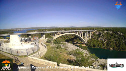 Skradin, řeka Krka, most A1
