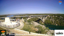 Skradin, řeka Krka, most A1