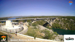 Skradin, řeka Krka, most A1