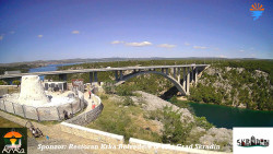 Skradin, řeka Krka, most A1