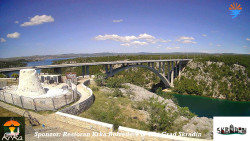 Skradin, řeka Krka, most A1