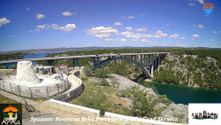 Skradin, řeka Krka, most A1