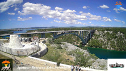 Skradin, řeka Krka, most A1