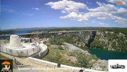 Skradin, řeka Krka, most A1