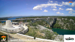 Skradin, řeka Krka, most A1
