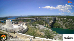 Skradin, řeka Krka, most A1