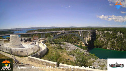 Skradin, řeka Krka, most A1