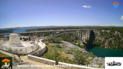 Skradin, řeka Krka, most A1