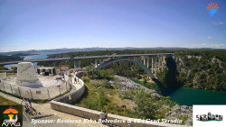 Skradin, řeka Krka, most A1