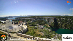 Skradin, řeka Krka, most A1