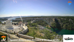 Skradin, řeka Krka, most A1