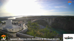 Skradin, řeka Krka, most A1