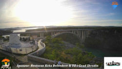 Skradin, řeka Krka, most A1