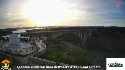 Skradin, řeka Krka, most A1