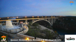Skradin, řeka Krka, most A1