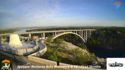 Skradin, řeka Krka, most A1