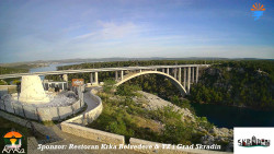 Skradin, řeka Krka, most A1