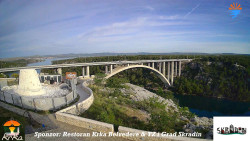 Skradin, řeka Krka, most A1