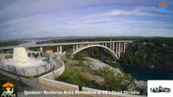 Skradin, řeka Krka, most A1