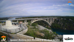Skradin, řeka Krka, most A1