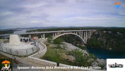 Skradin, řeka Krka, most A1