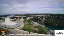 Skradin, řeka Krka, most A1