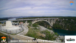 Skradin, řeka Krka, most A1