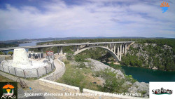 Skradin, řeka Krka, most A1