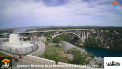 Skradin, řeka Krka, most A1
