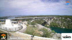 Skradin, řeka Krka, most A1